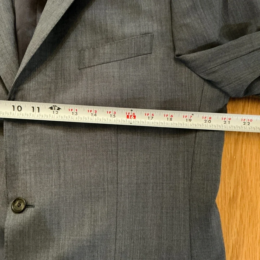 J.Crew Ludlow 42R Blue Blazer Italian Merino Wool Tollegno‎ Tailored Jacket